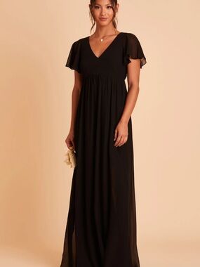 Hannah Dress
Chiffon Black -Birdy grey /large